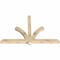 Ekena Millwork Redmond Rough Sawn Timber Gable Bracket, Douglas Fir, 72"W x 48"H x 4"D x 4"F, 16/12 Pitch GBW072X48X0404RED00RDF - alternate 5